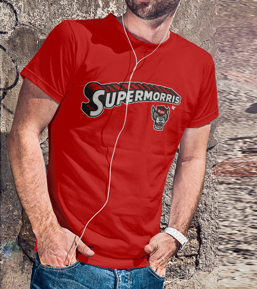 NC State Football SuperMorris Wolfpack Iconic Spirit T-Shirt