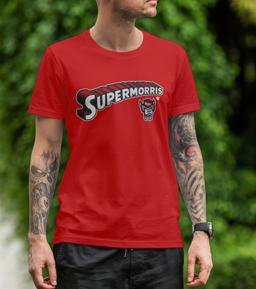 NC State Football SuperMorris Wolfpack Iconic Spirit T-Shirt