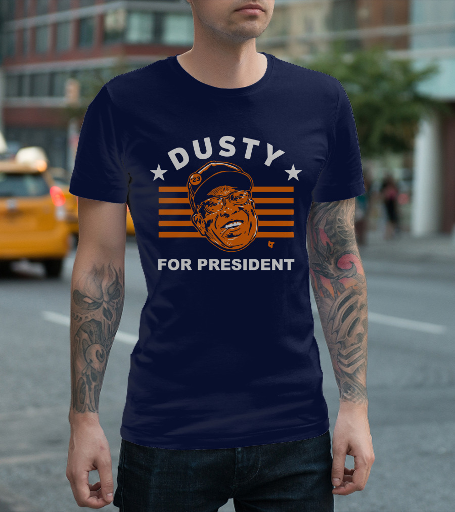 Dusty 23 Stars and Stripes For President T-Shirt