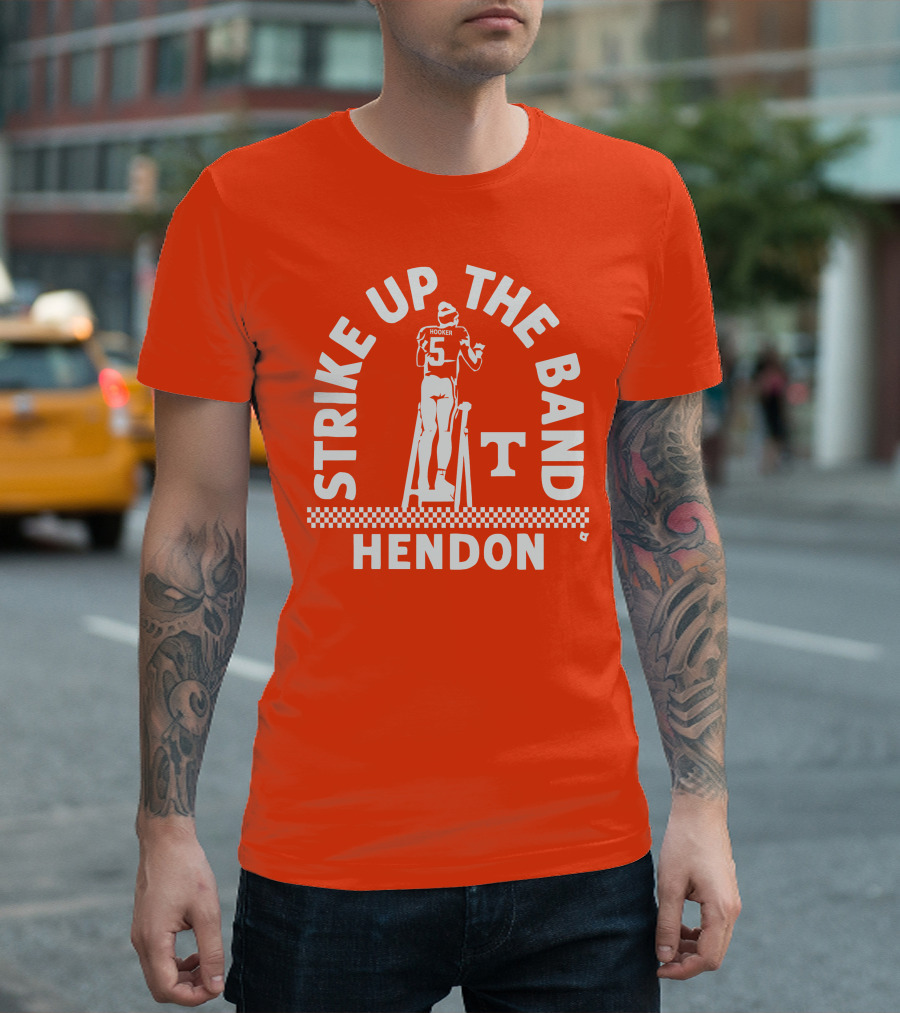 Tennessee Football Strike Up The Band Hendon Hooker T-Shirt