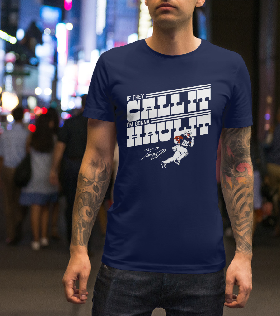 Tony Pollard If They Call It I'm Gonna Haul It 20 T-Shirt