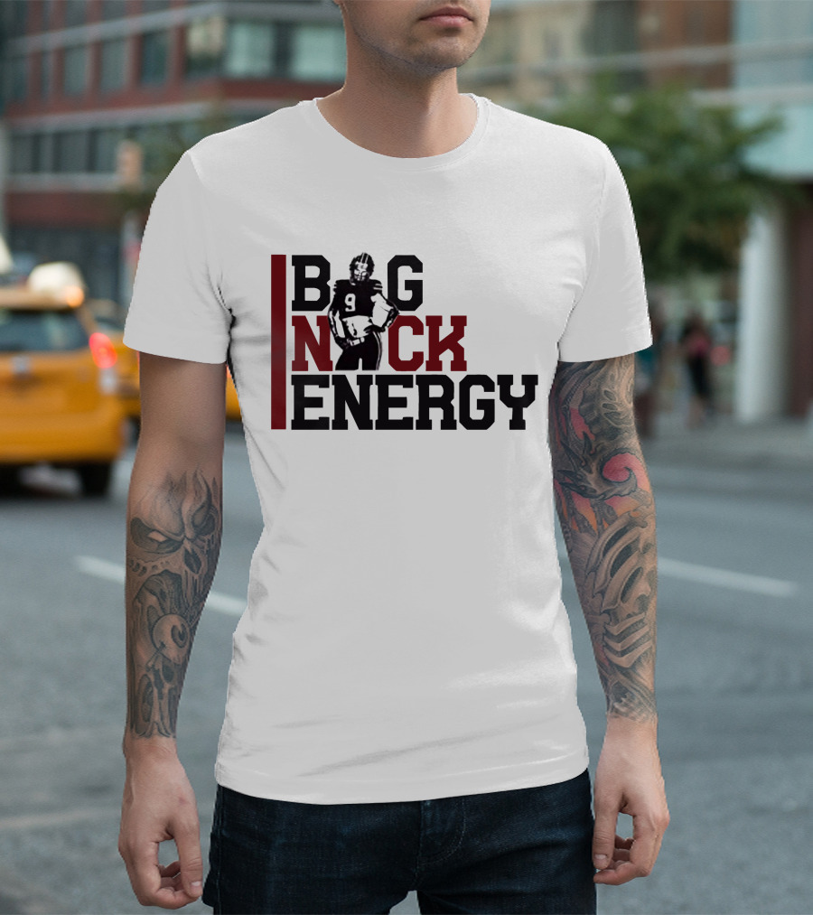 Big Nick Energy Nick Muse Football Number 9 Player T-Shirt