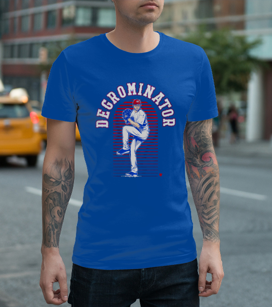 Degrominator Jacob DeGrom Baseball Pitching 48 T-Shirt