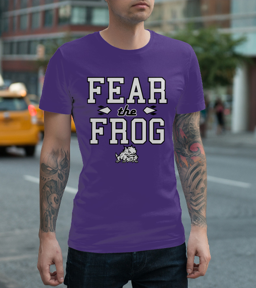 Fear the Frog TCU Football Horned Frog Spirit T-Shirt