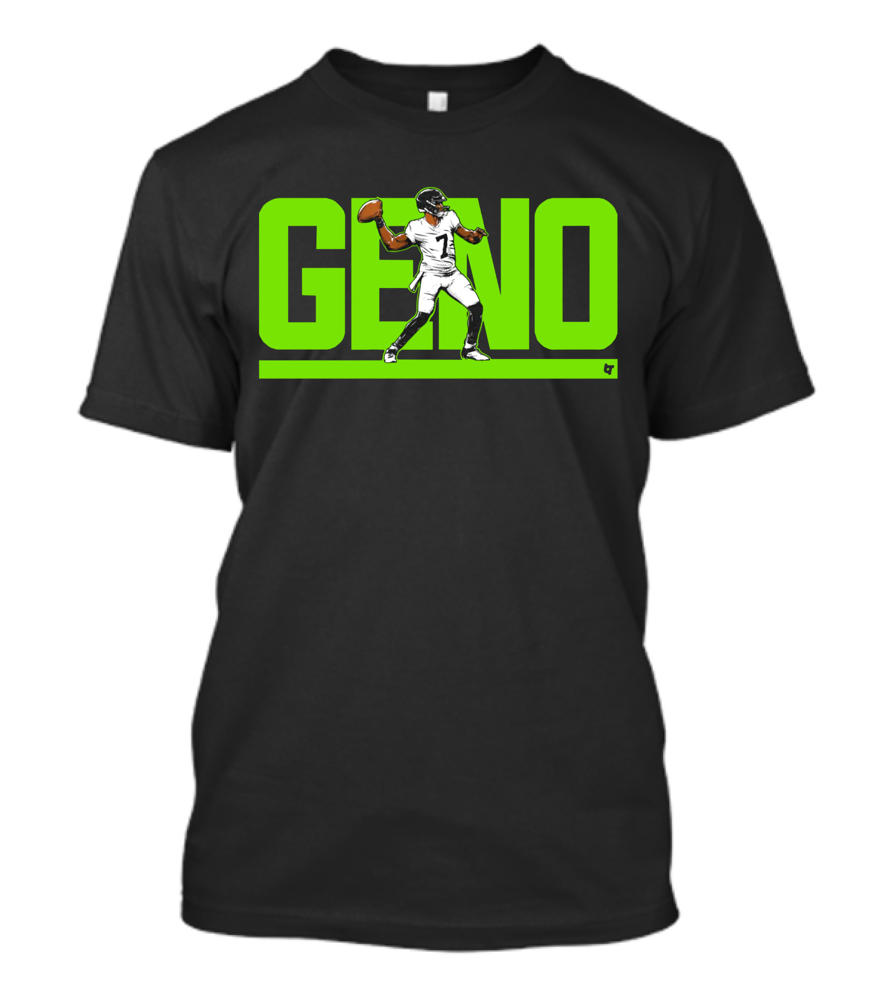 Geno Smith Football Player Throwing Quarterback Action T-Shirt