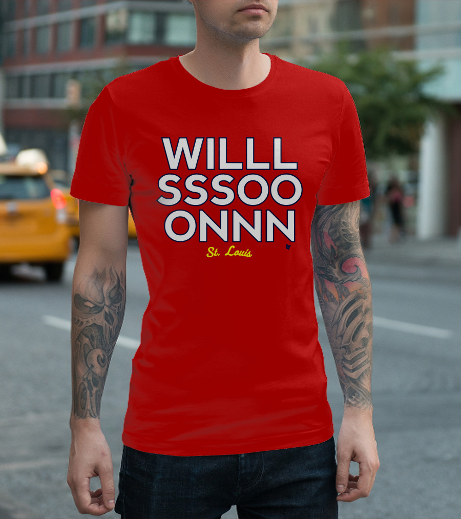 Willson Contreras Willson St. Louis T-Shirt