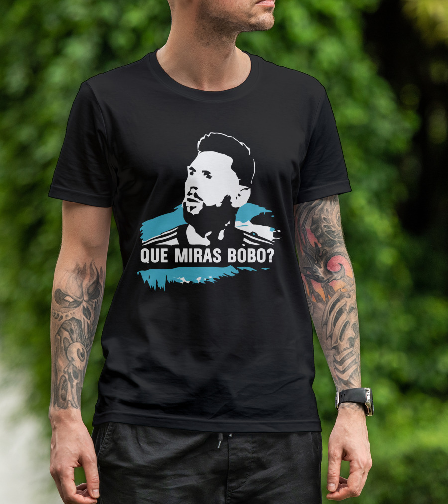 Que Miras Bobo Messi Football T-Shirt