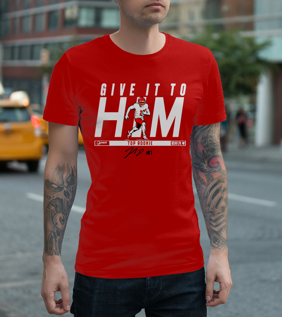 Give It To Him Top Rookie NFLPA Pepsi T-Shirt