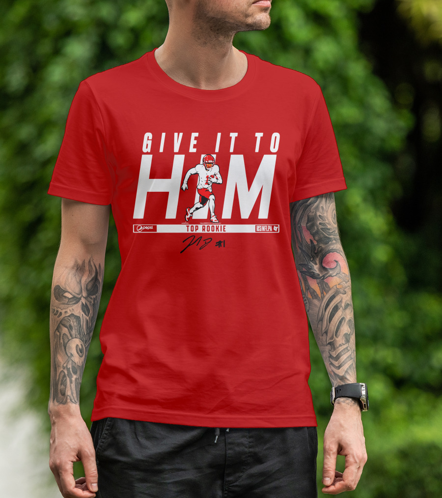 Give It To Him Top Rookie NFLPA Pepsi T-Shirt