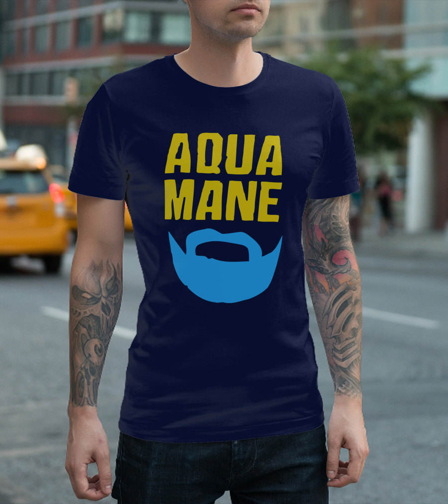 Aqua Mane Steven Adams Beard T-Shirt