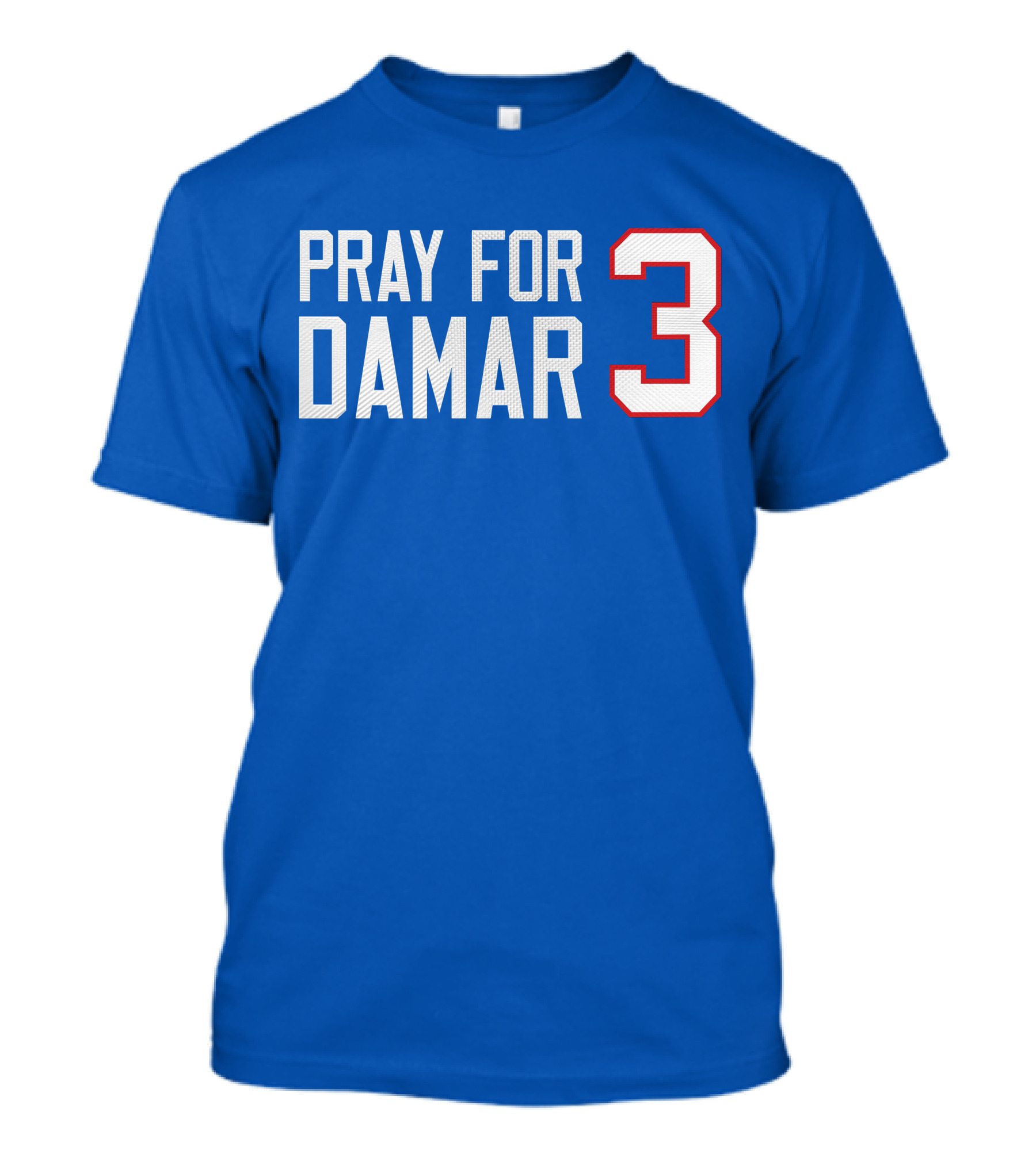 Pray For Damar 3 Buffalo Football Rally Support T-Shirt