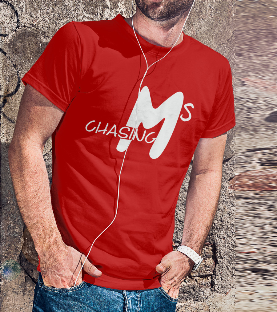Chasing Ms Retro Style Bold Red T-Shirt