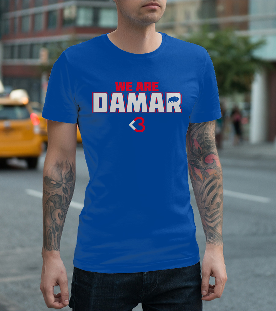 We Are Damar Buffalo Heart T-Shirt