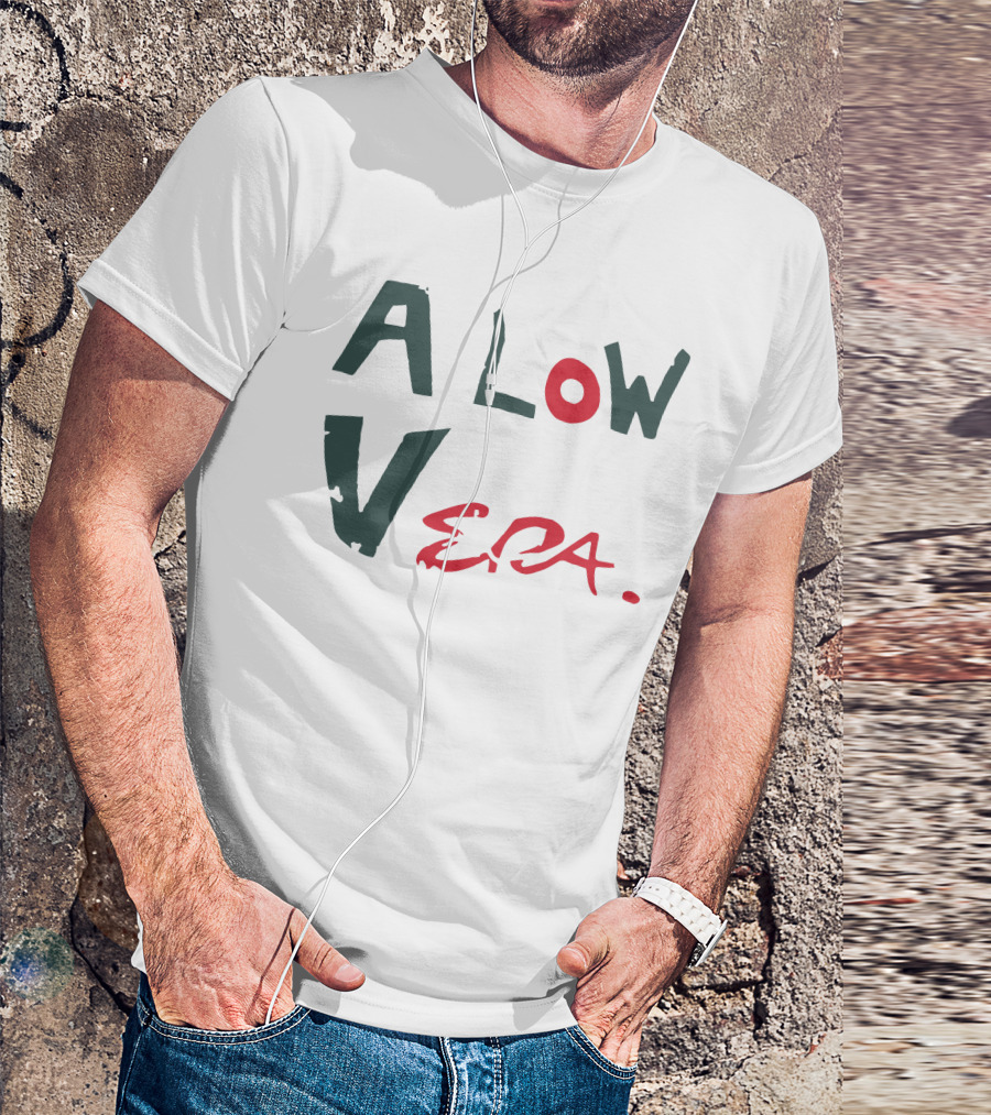 A Low Vera Aloe Vera Plant Inspired Play On Words T-Shirt