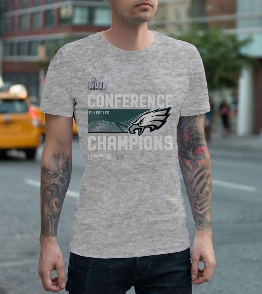 Super Bowl LVII Conference Champions Phi Eagles Fly Eagles Fly T-Shirt