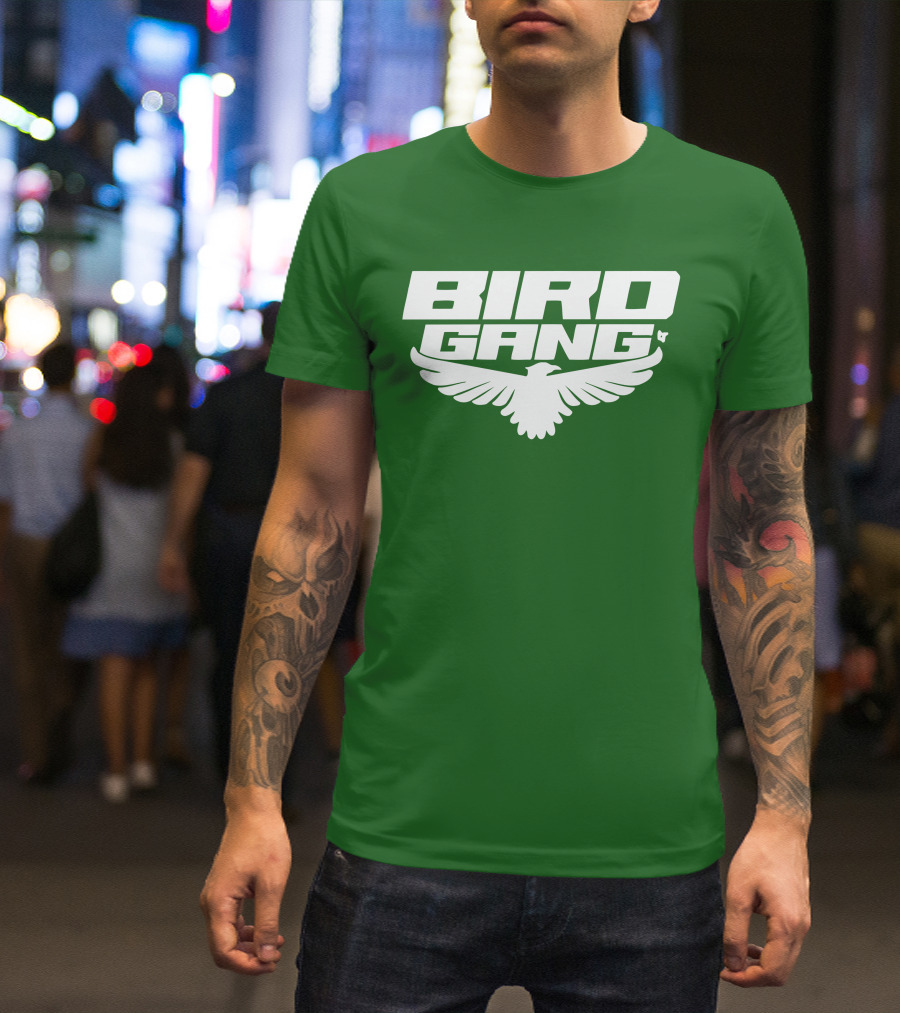 Bird Gang Eagles Wing Emblem T-Shirt