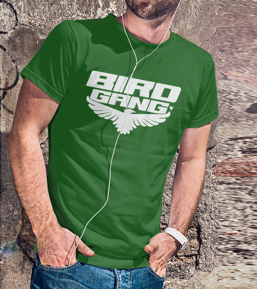 Bird Gang Eagles Wing Emblem T-Shirt