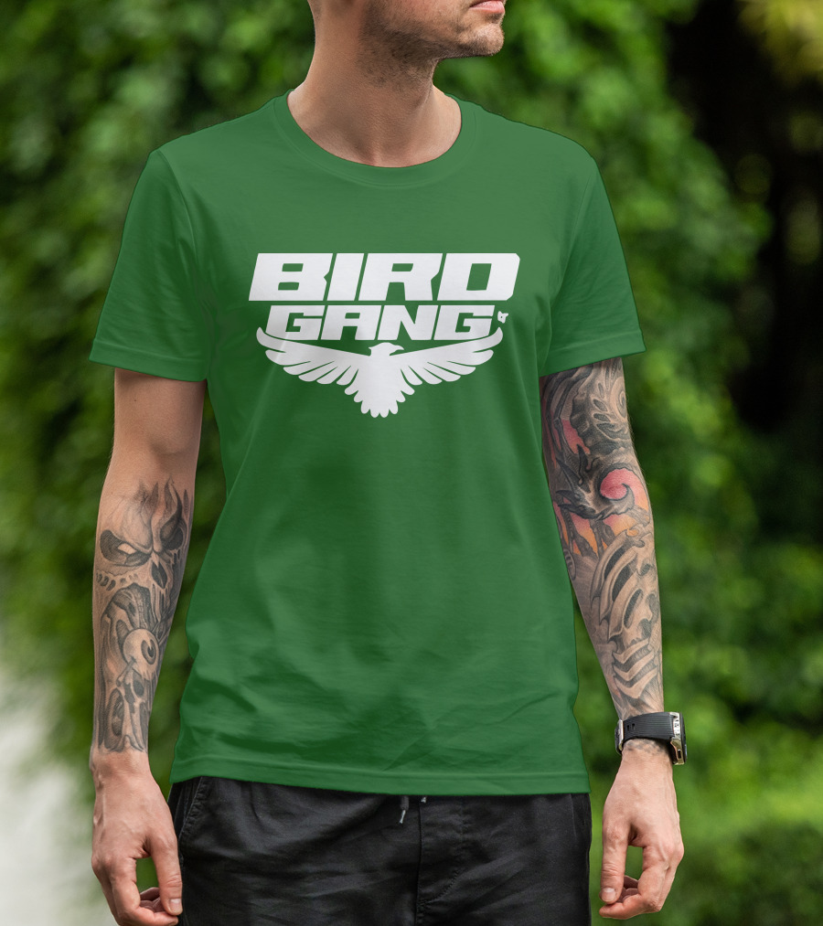 Bird Gang Eagles Wing Emblem T-Shirt