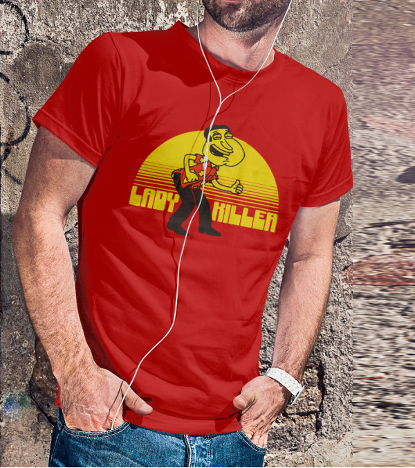 Lady Killer Quagmire Retro Sunset T-Shirt