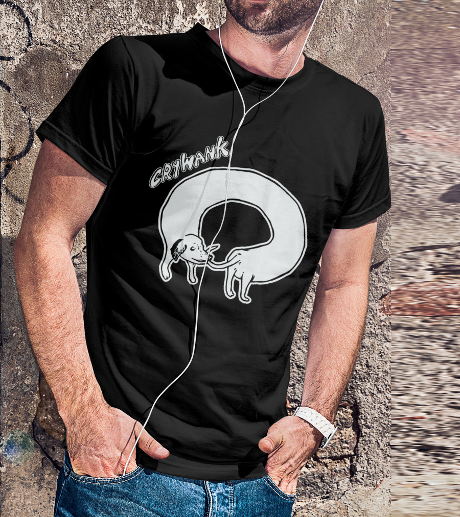 Crywank Endless Dog Loop T-Shirt