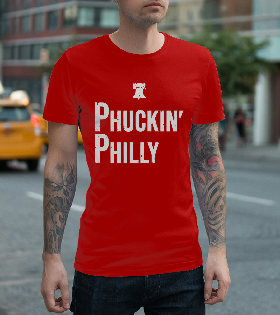 Phuckin Philly Liberty Bell Red T-Shirt