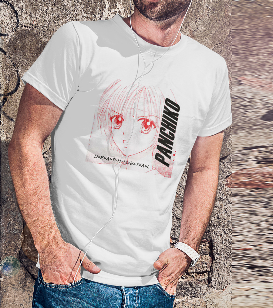 PANCHIKO D>E>A>T>H>M>E>T>A>L Anime T-Shirt