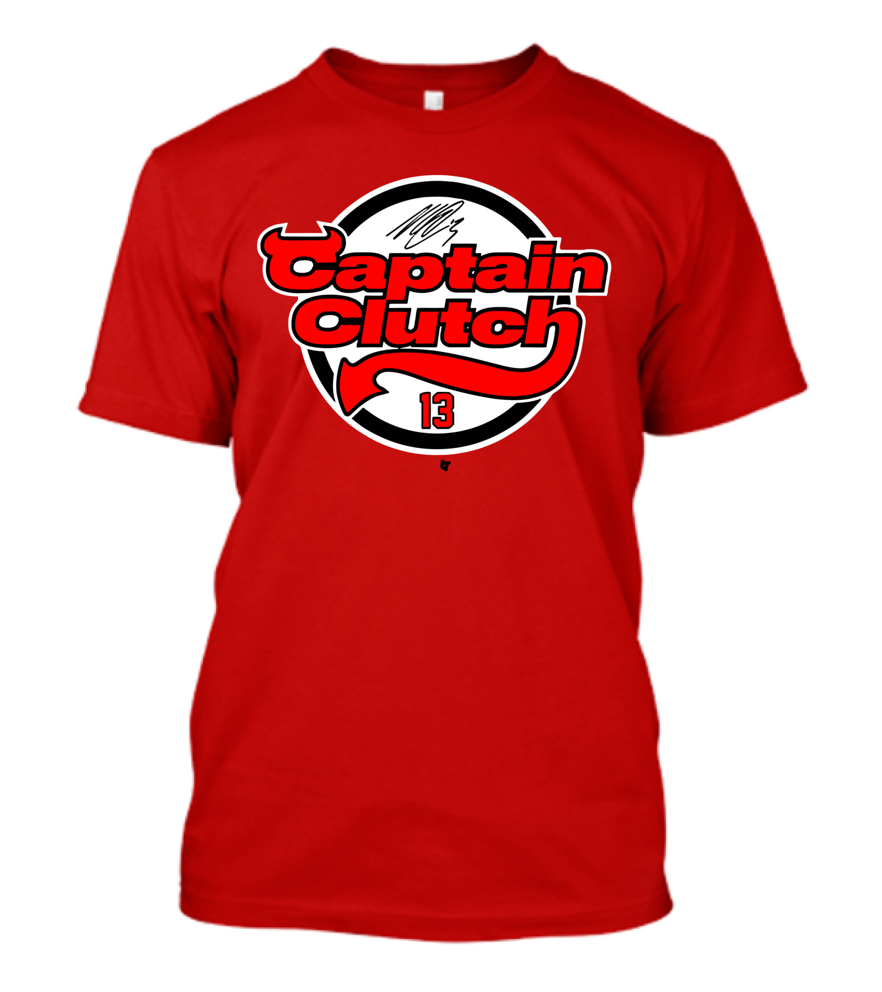 Nico Hischier Captain Clutch 13 New Jersey Hockey Signature T-Shirt