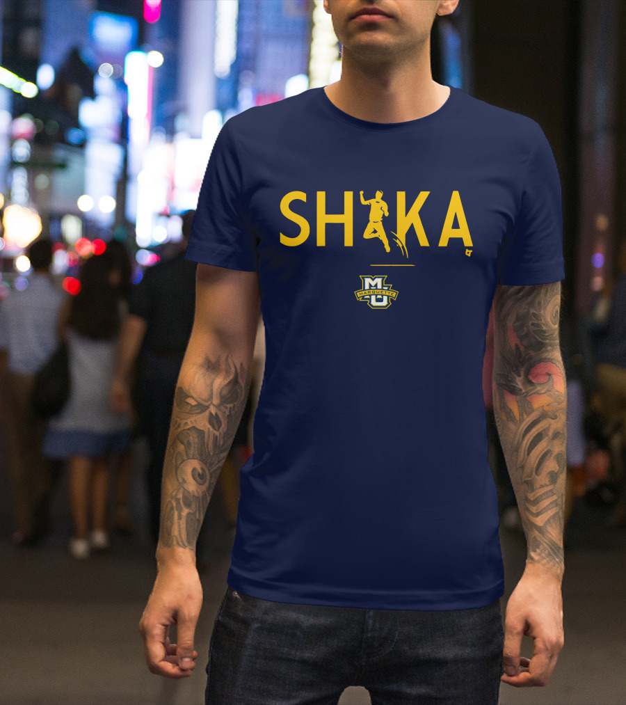 Marquette Basketball Shaka MU T-Shirt