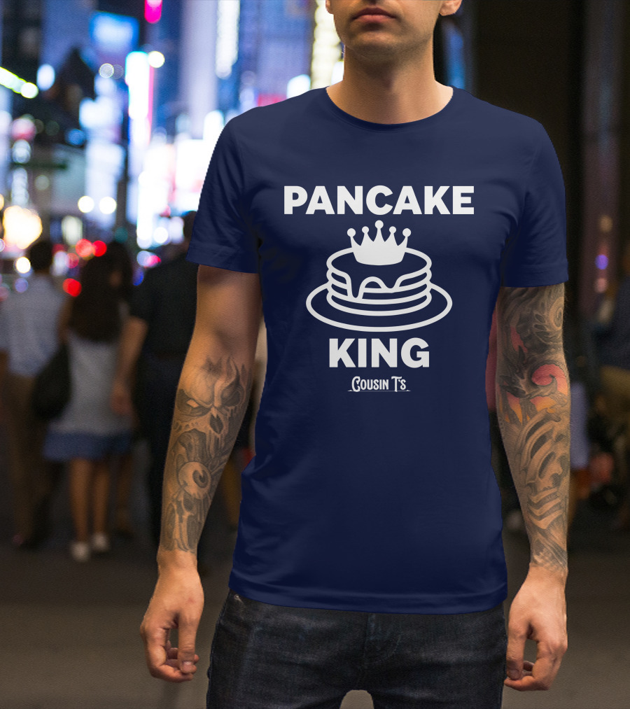 PANCAKE KING COUSIN T'S STACKED CROWN ICON T-Shirt