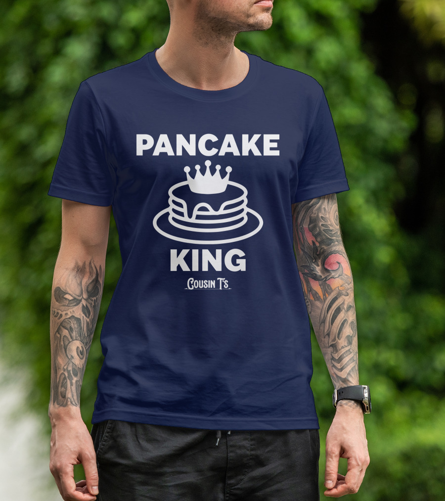 PANCAKE KING COUSIN T'S STACKED CROWN ICON T-Shirt