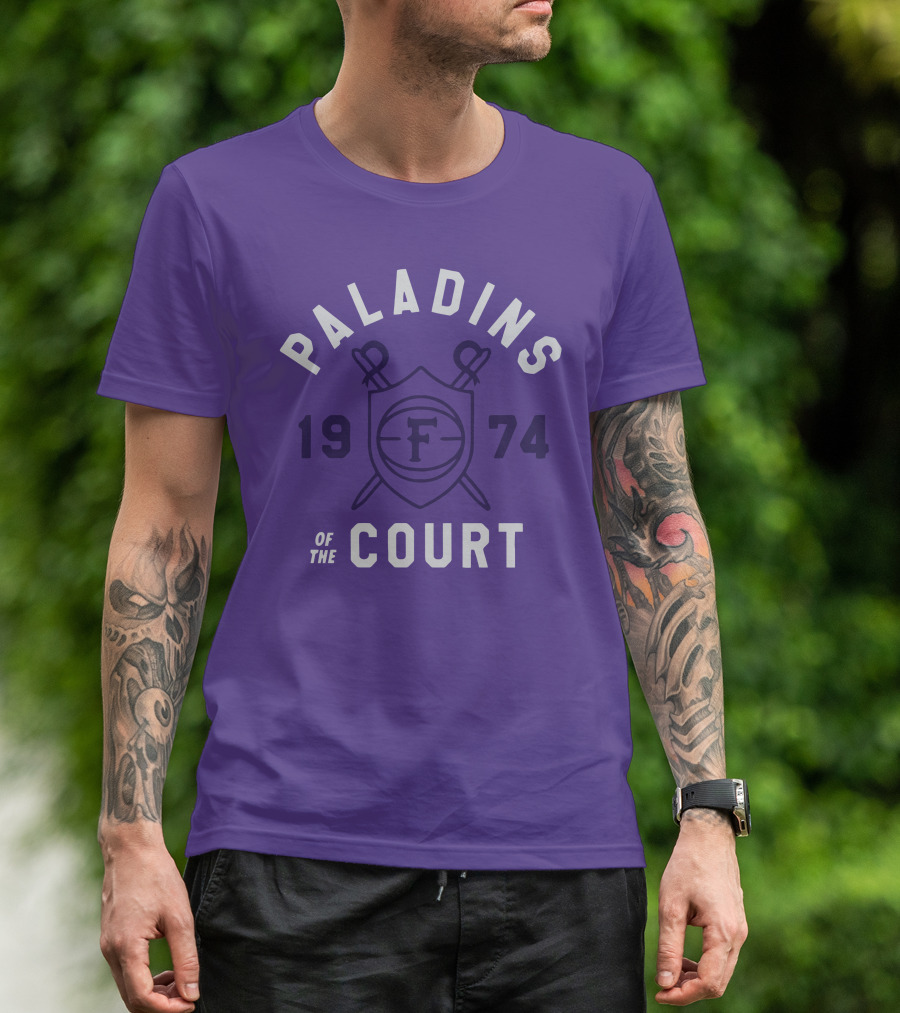 Paladins Of The Court 1974 F Shield Emblem T-Shirt