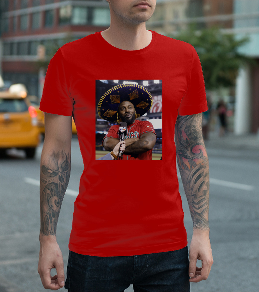 Randy Arozarena Mexico Baseball Sombrero MLB Interview T-Shirt