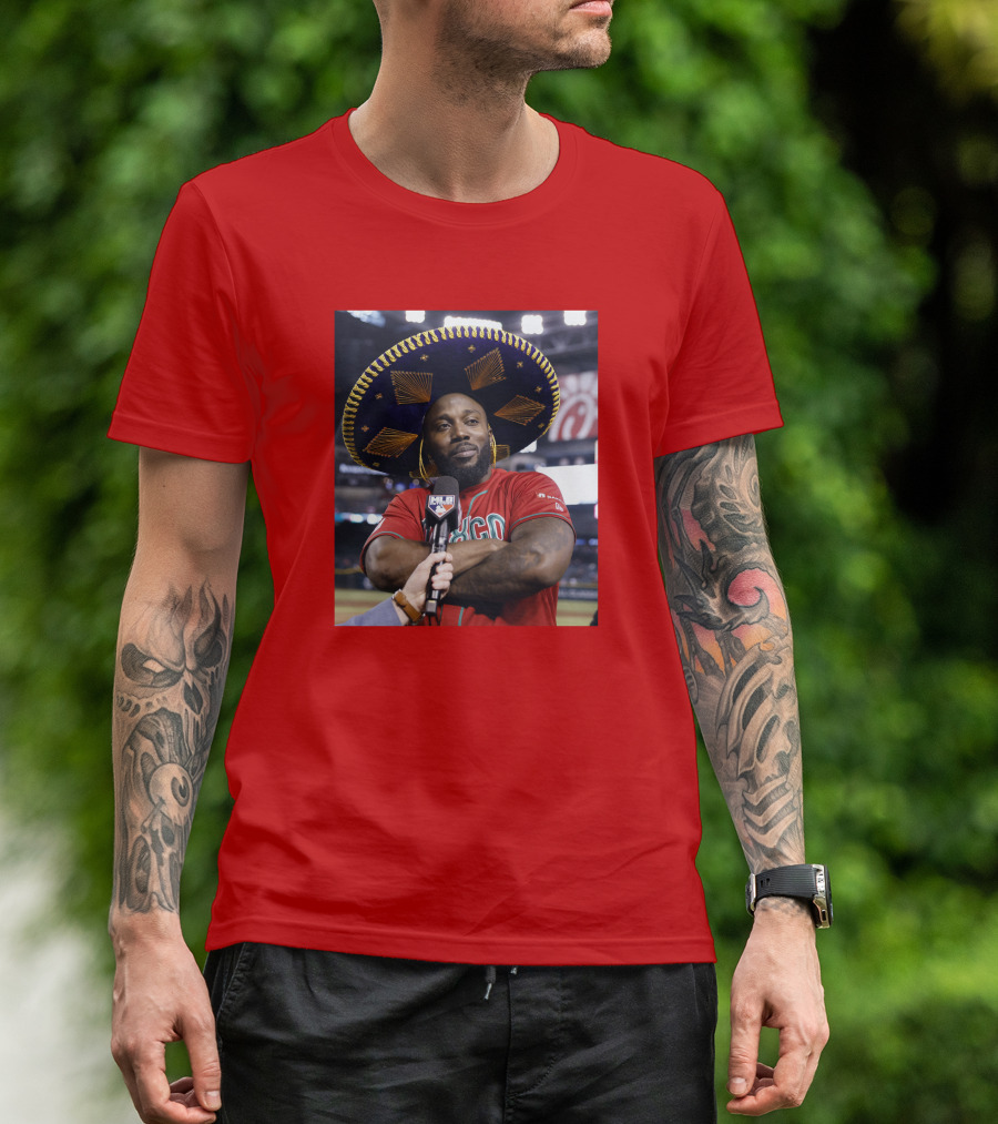 Randy Arozarena Mexico Baseball Sombrero MLB Interview T-Shirt