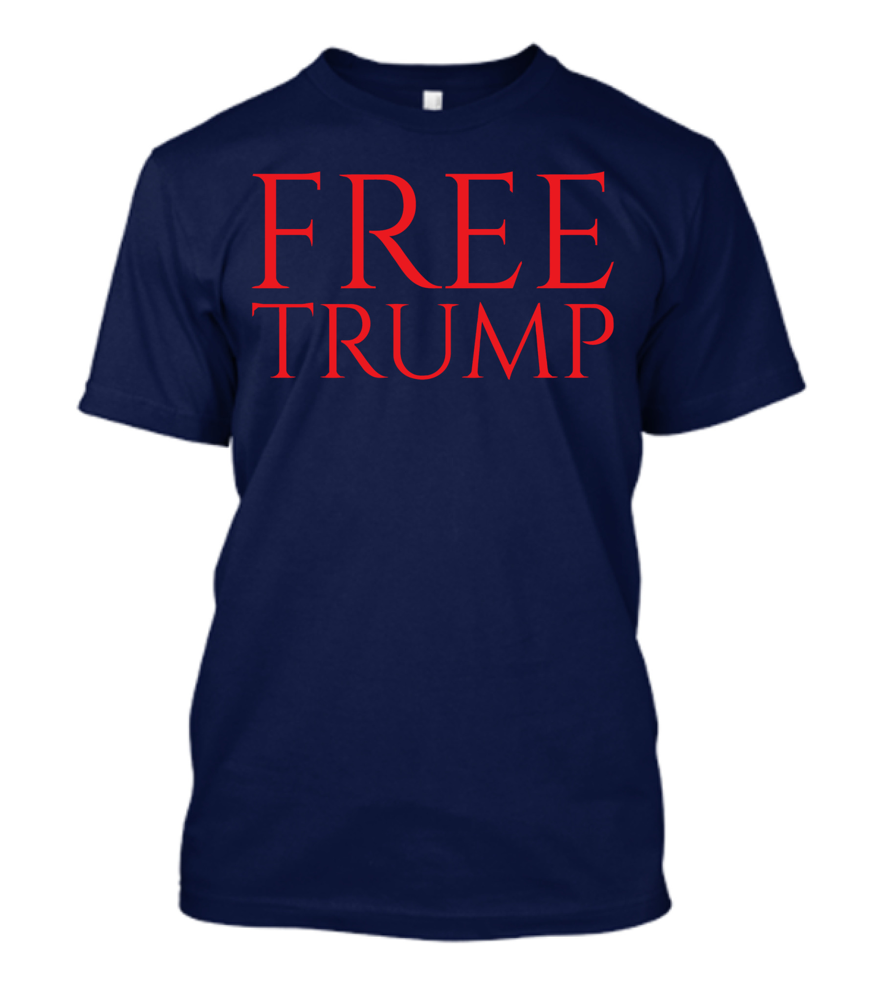 FREE TRUMP Navy Red T-Shirt