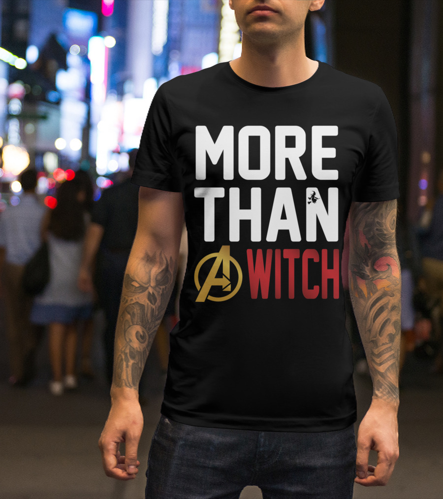 More Than A Witch Avengers Halloween T-Shirt