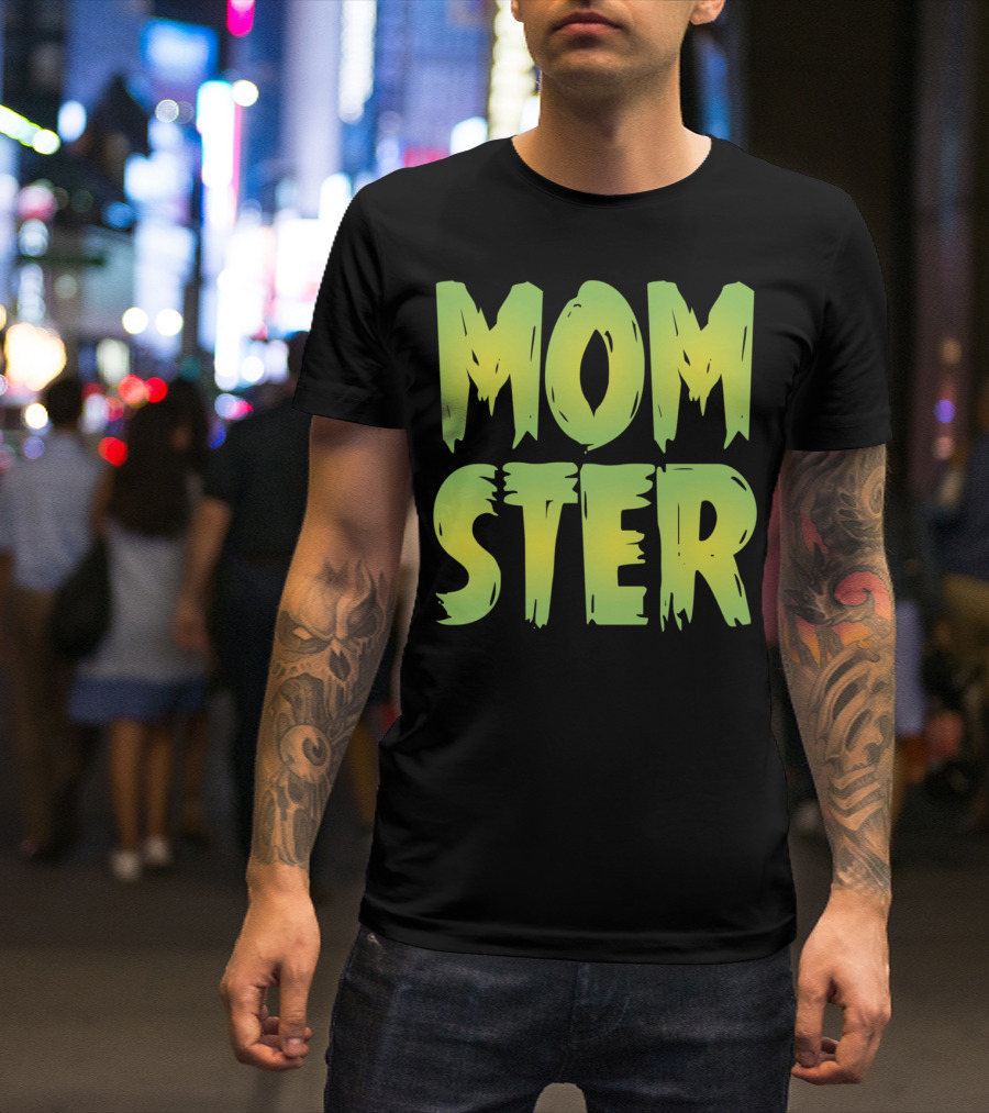 MOM-STER Green Halloween Relaxed Fit Costume T-Shirt