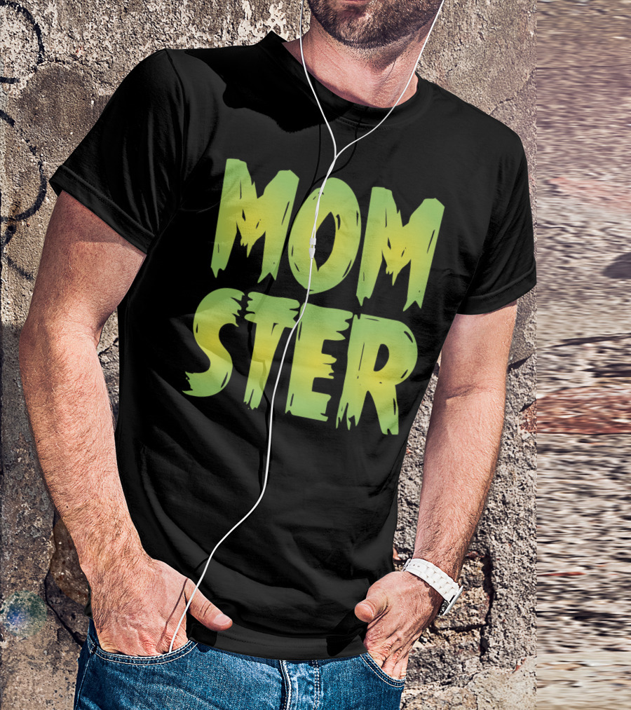 MOM-STER Green Halloween Relaxed Fit Costume T-Shirt