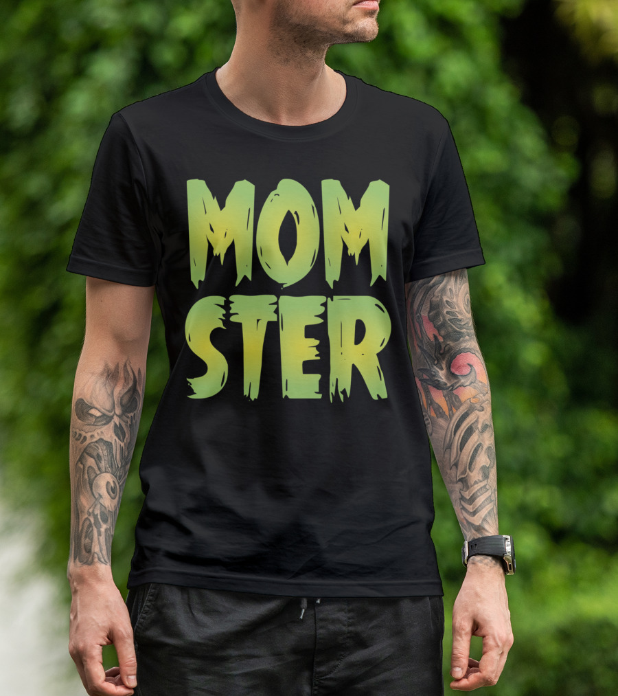 MOM-STER Green Halloween Relaxed Fit Costume T-Shirt