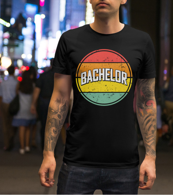 Bachelor Retro Sunset Circle T-Shirt