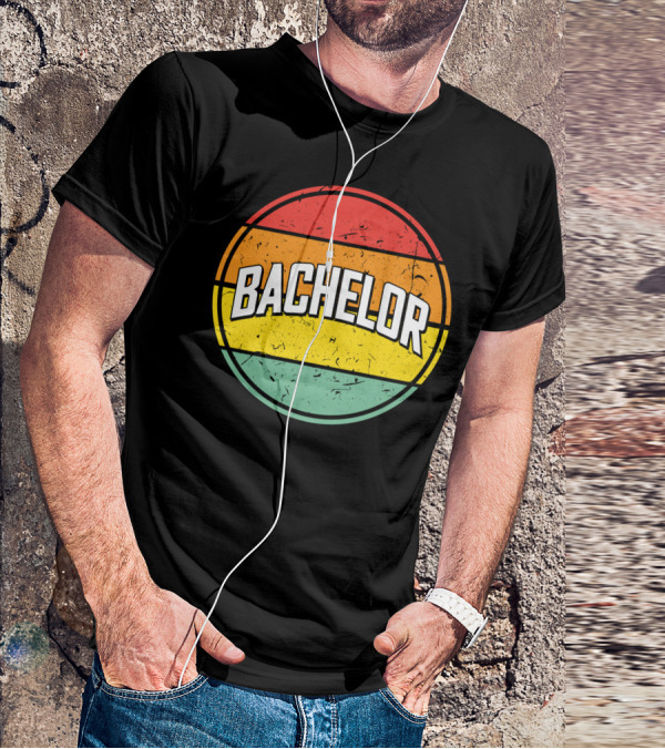 Bachelor Retro Sunset Circle T-Shirt