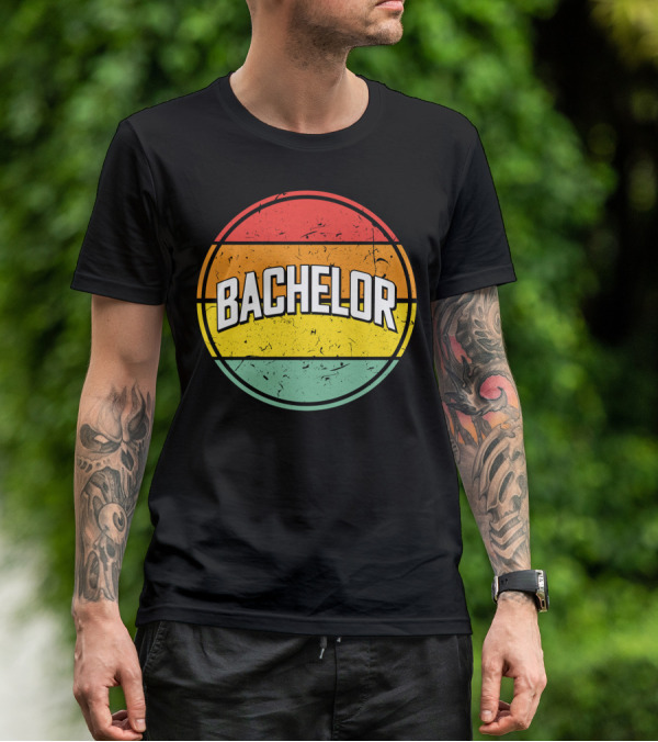 Bachelor Retro Sunset Circle T-Shirt
