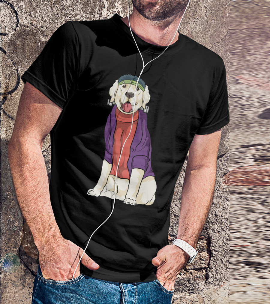 Golden Retriever Frankenstein Costume Halloween Dog T-Shirt