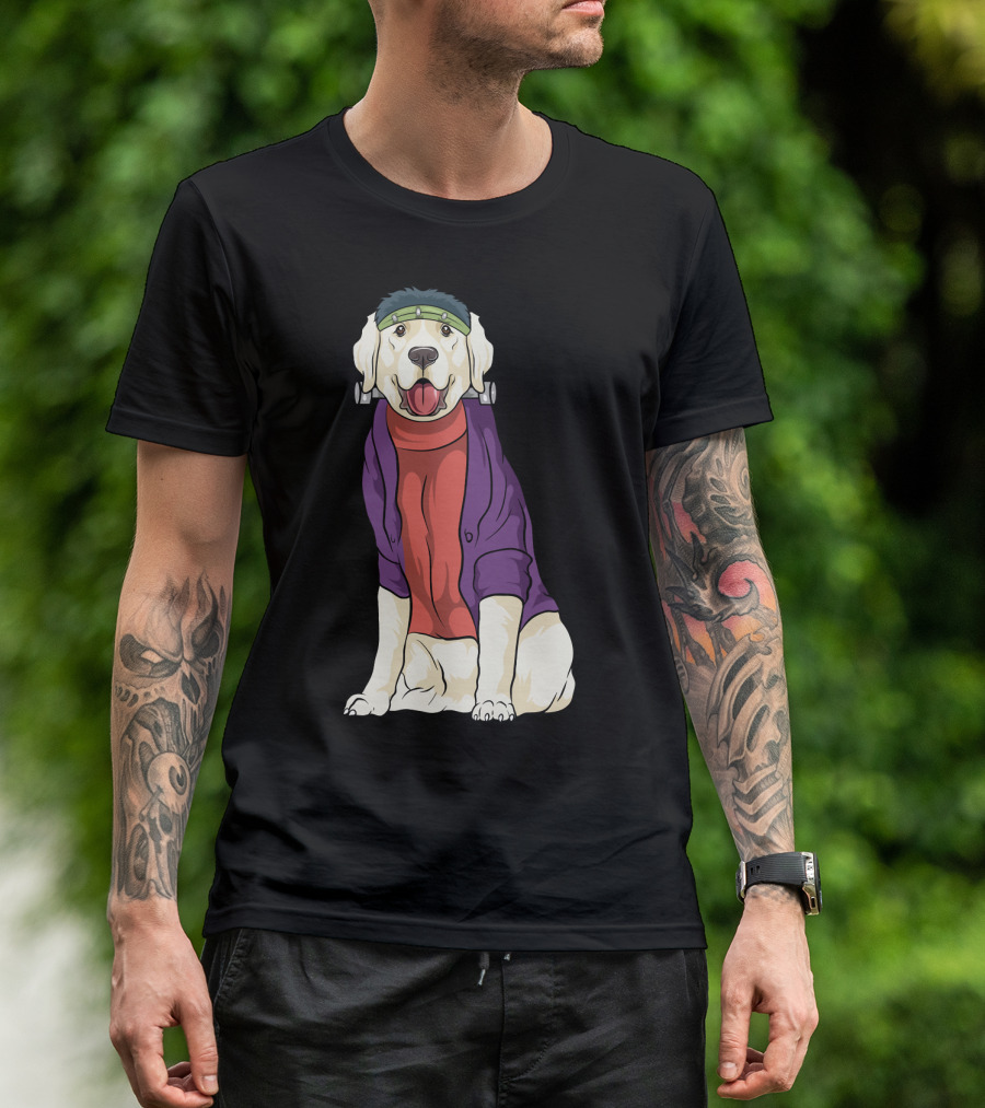 Golden Retriever Frankenstein Costume Halloween Dog T-Shirt