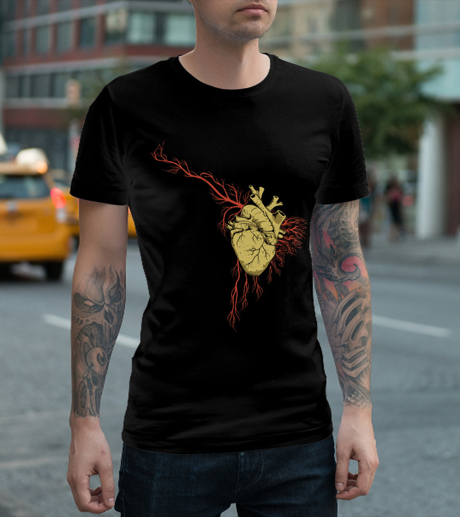 Heart Hispanic Heritage Month National Latino Culture Anatomical Heart T-Shirt
