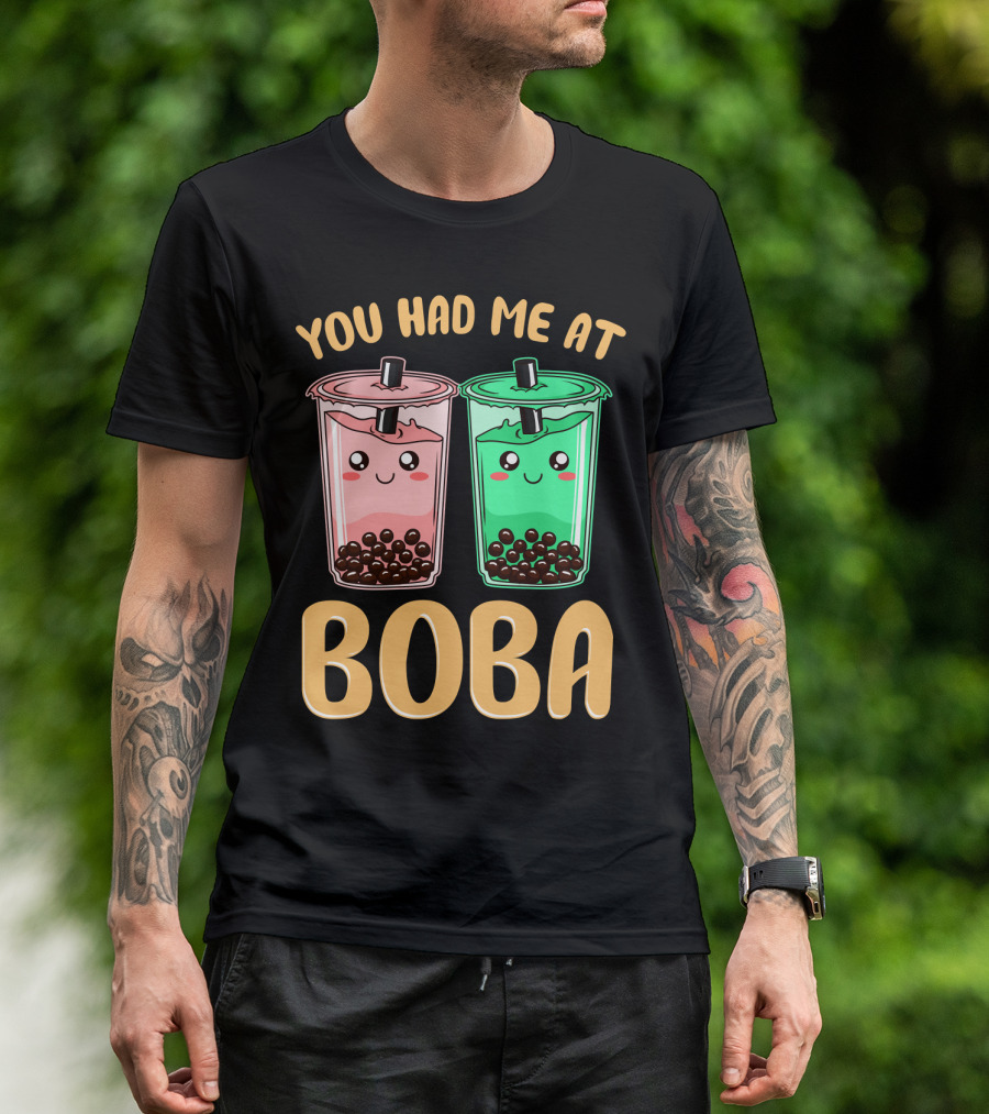 You Had Me At Kawaii Bubble Tea Boba T-Shirt