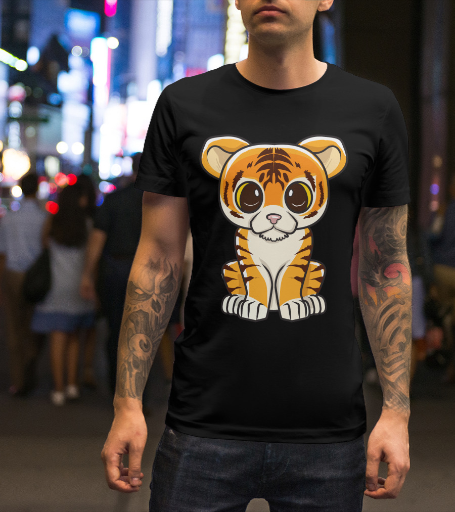 Kawaii Tiger International Tiger Day Cute Tiger T-Shirt