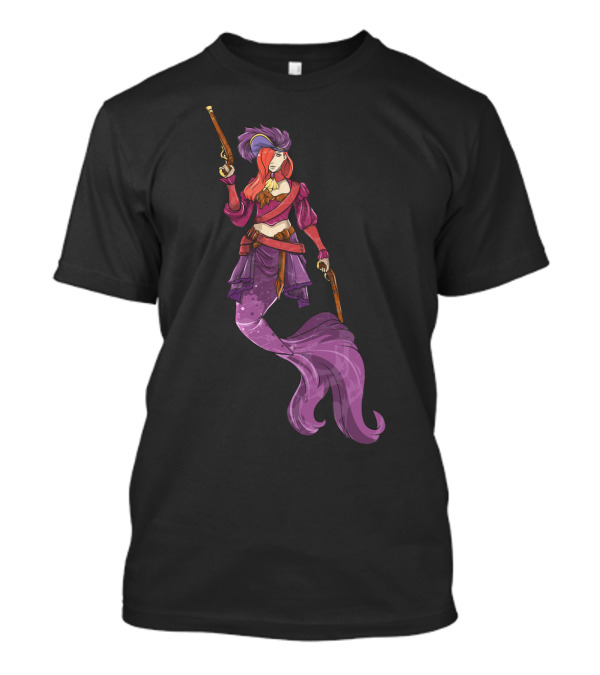 Pirate Mermaid Magical Fantasy Adventure T-Shirt
