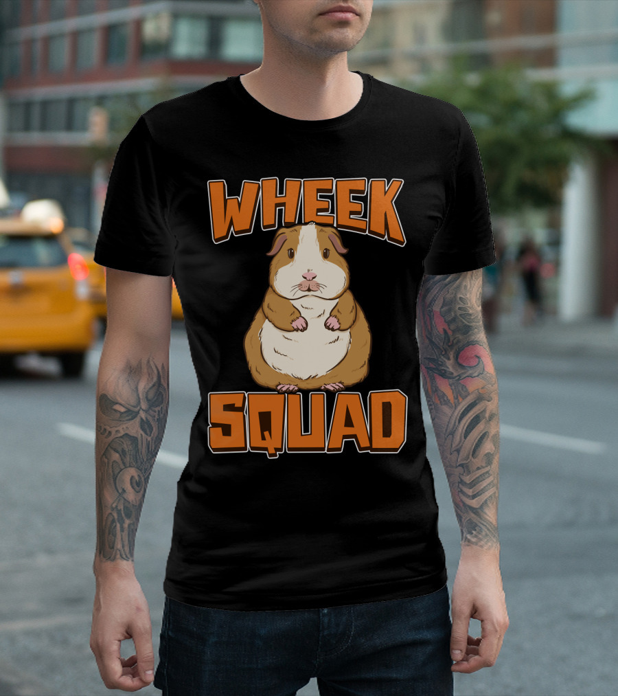 Wheek Squad Guinea Pig Furry Potato Pet Cavy T-Shirt