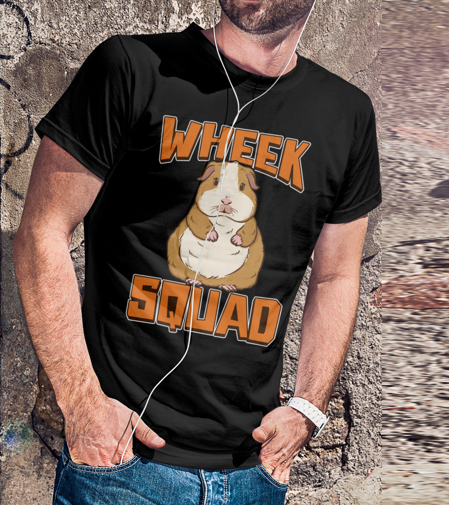Wheek Squad Guinea Pig Furry Potato Pet Cavy T-Shirt