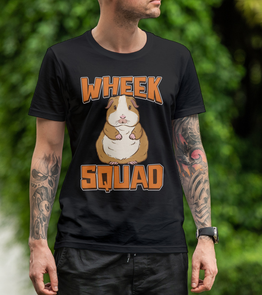 Wheek Squad Guinea Pig Furry Potato Pet Cavy T-Shirt